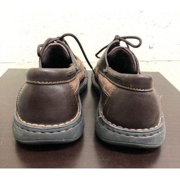 NUNN BUSH SZ BROWN GENUINE LEATHER LACE UP  MEN BOAT SHOES SIZE US 12M main image 6
